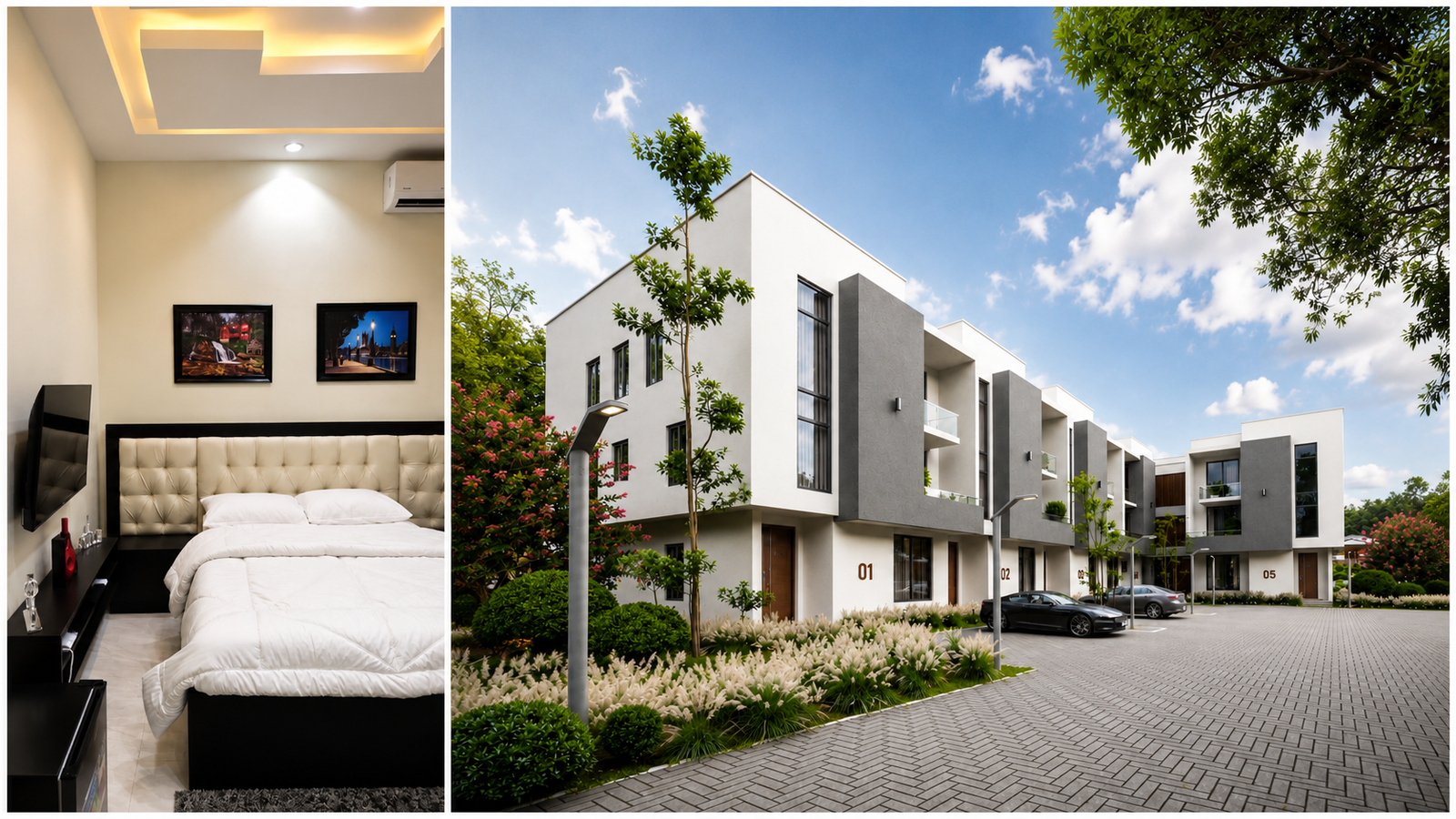 Modern interior finishing